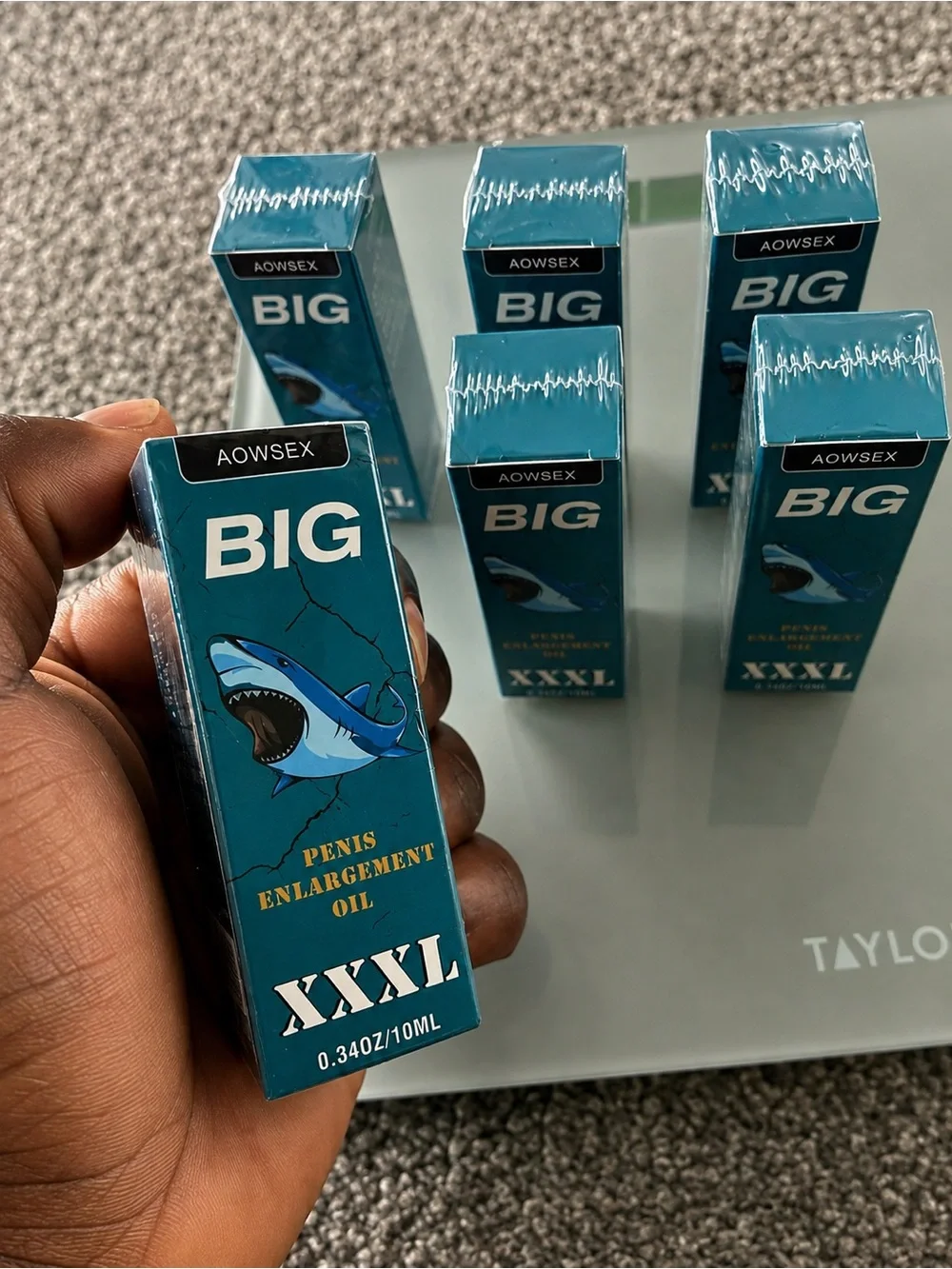BIG XXXL Men's Grooming Oil – Blue ()